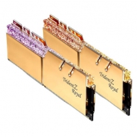 芝奇(G.SKILL) 皇家戟 金色 32G3600MHz DDR4 F4-3600C18D-32GTRG(2X16GB)电脑台式机内存