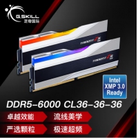 芝奇(G.SKILL) 幻锋戟 银色 32G6000MHz DDR5 F5-6000J36...