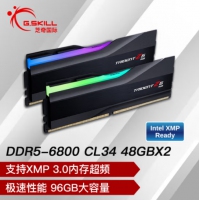 芝奇(G.SKILL) 幻锋戟 新品黑色 96G6800MHz DDR5 F5-6800J...
