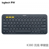 罗技 K380 无线键盘 蓝牙键盘 便携超薄静音 笔记本电脑办公安卓手机MAC平板iPad多设备键盘 多设备便携蓝牙键盘