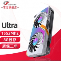 七彩虹（Colorful）RTX 3050 Ultra W DUO OC 8G 电竞游戏显...