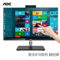 AOC 荣光818系列 23.8英寸触控办公台式一体机电脑奔腾G7400/8G/256G ...